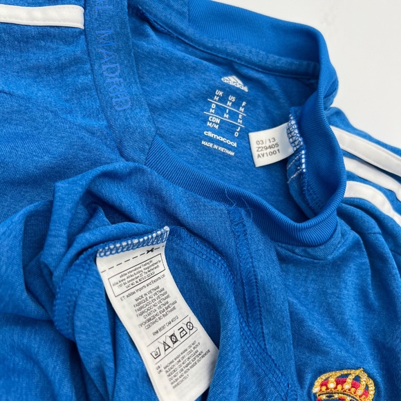 Cristiano Ronaldo #7 Real Madrid 2013/2014 Away ORIGINAL Adidas Soccer Jersey M - Picture 4 of 9